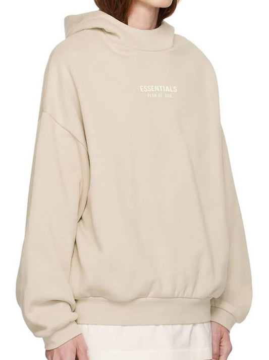 Taupe bonded hooded sweatshirt - FEAR OF GOD ESSENTIALS - BALAAN 2