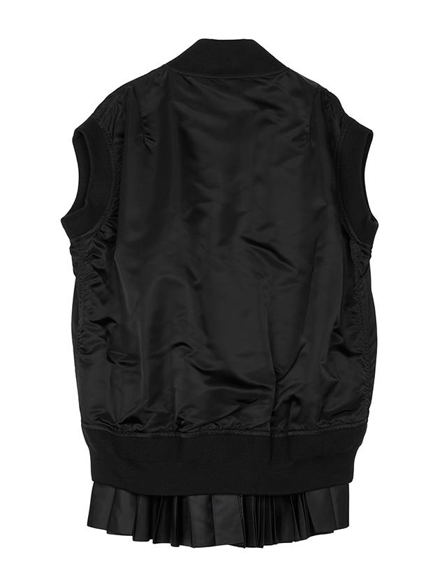 Nylon Twill Vest Black - SACAI - BALAAN 3