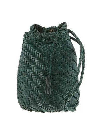 8838 POMPOM DOUBLE JUMP FOREST Women s Bucket Bag - DRAGON DIFFUSION - BALAAN 2