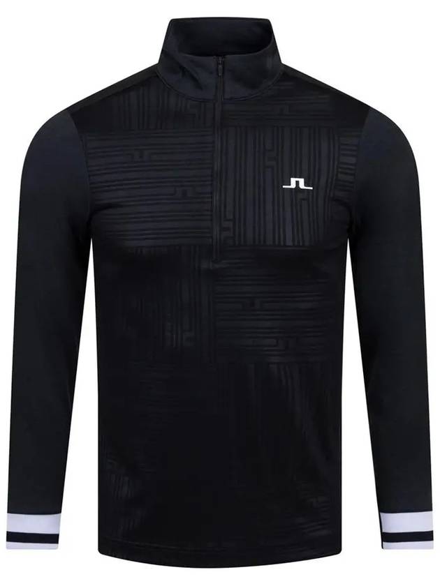 Golf Danny Debossed Mid Layer AMJS07869 9999 Men's Danny Debossed Mid Layer - J.LINDEBERG - BALAAN 2