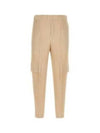 Pleated Cargo Track Pants Beige - ISSEY MIYAKE - BALAAN 2