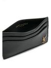 Tiny Monogram Shiny Leather Card Case Black - SAINT LAURENT - BALAAN 3