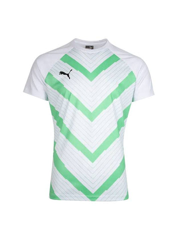 KK Team Liga Jersey Short Sleeve T-Shirt White Green - PUMA - BALAAN 1