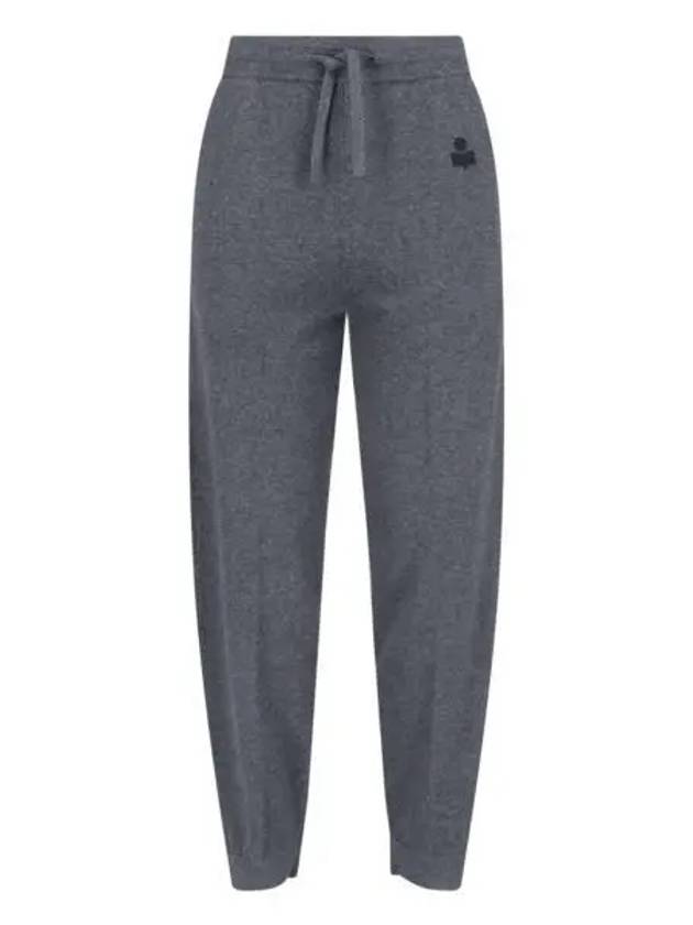 Kira Logo Track Pants Charcoal - ISABEL MARANT - BALAAN 2