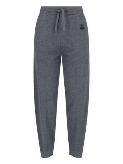 Kira Logo Track Pants Charcoal - ISABEL MARANT - BALAAN 2