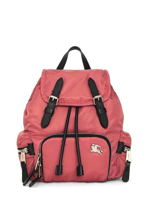 Nylon Mini Backpack Pink - BURBERRY - BALAAN 1