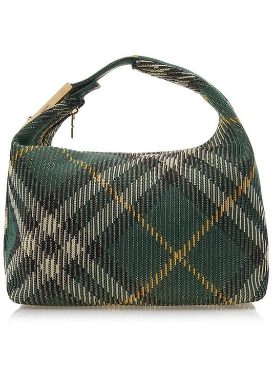 Peg Medium Check Pattern Shoulder Bag 8082047 - BURBERRY - BALAAN 2