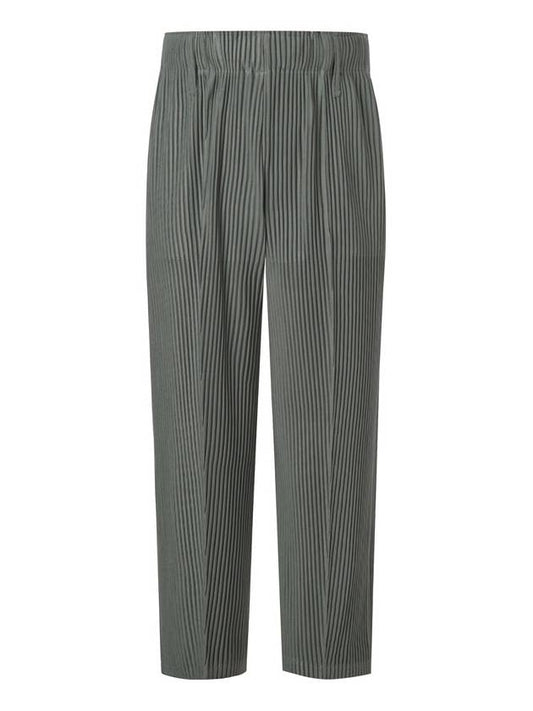 Unisex Tuck Pleated Straight Pants Gray - MONPLISSE - BALAAN 2