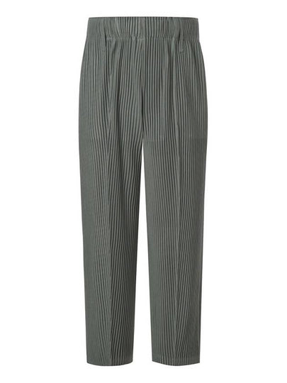 Tuck Pleated Straight Pants Grey - MONPLISSE - BALAAN 2