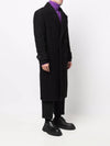 Breasted Double Coat Black - AMI - BALAAN 8