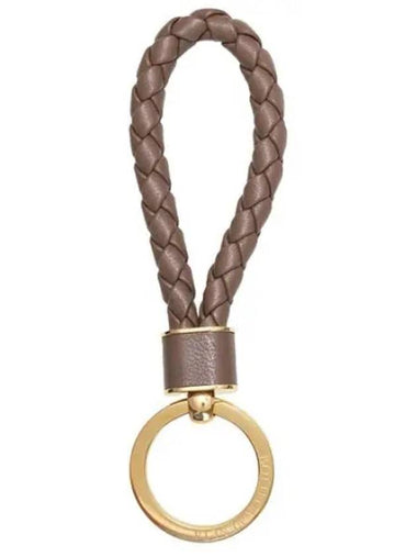 Intrecciato leather key ring holder - BOTTEGA VENETA - BALAAN 1