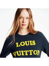 Big Logo Knit Top Navy - LOUIS VUITTON - BALAAN 3