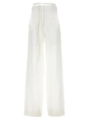 ANNEKE Drawstring Cotton Pants 270894 - ANN DEMEULEMEESTER - BALAAN 1