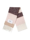 Alpaca Stripes Scarf Pink - MAISON KITSUNE - BALAAN 2