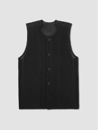 Tailored Pleated 1 Vest Green - ISSEY MIYAKE - BALAAN 2