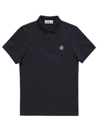 2SC17 A0020 80152SC17 Mini Waffen Logo Patch Polo Men s Short Sleeve Tee - STONE ISLAND - BALAAN 1