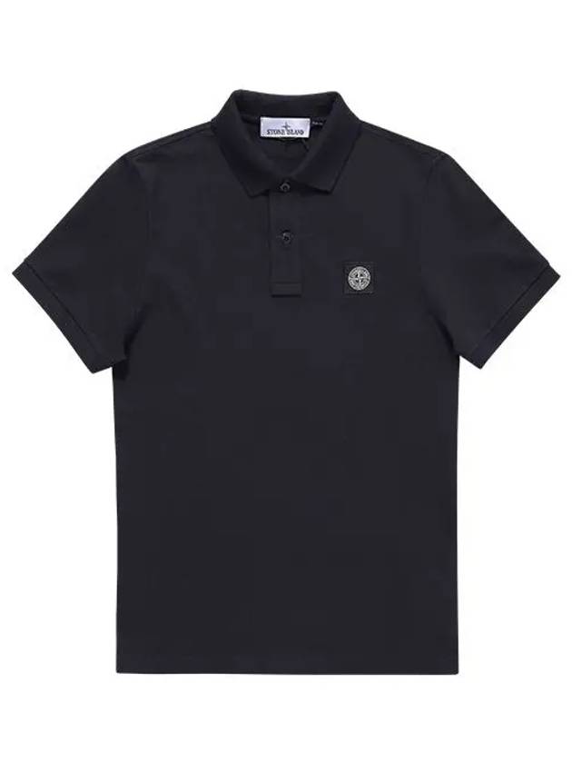 2SC17 A0020 Mini Wappen Logo Patch Polo Men s Short Sleeve Tee Collar T shirt - STONE ISLAND - BALAAN 1