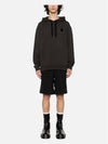 Matte Logo Print Hoodie Faded Black - ISABEL MARANT - BALAAN 3