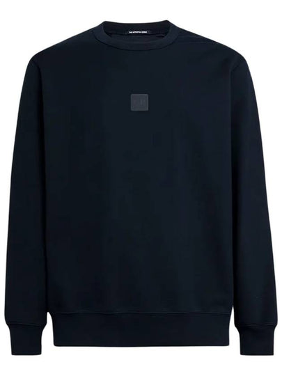 Metropolis Series Stretch Fleece Logo Sweatshirt Black - CP COMPANY - BALAAN 2