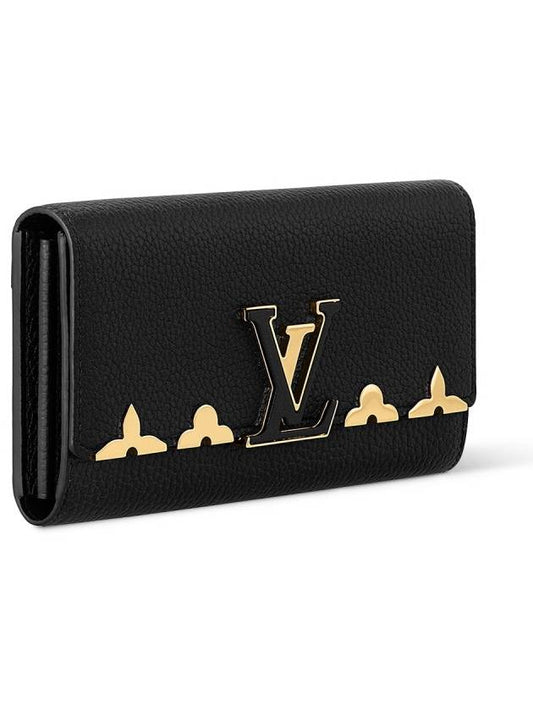 Capucine long wallet black - LOUIS VUITTON - BALAAN 2