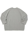 HEAVY TERRY BALLOON SWEAT BOX TEE Gray - A NOTHING - BALAAN 3