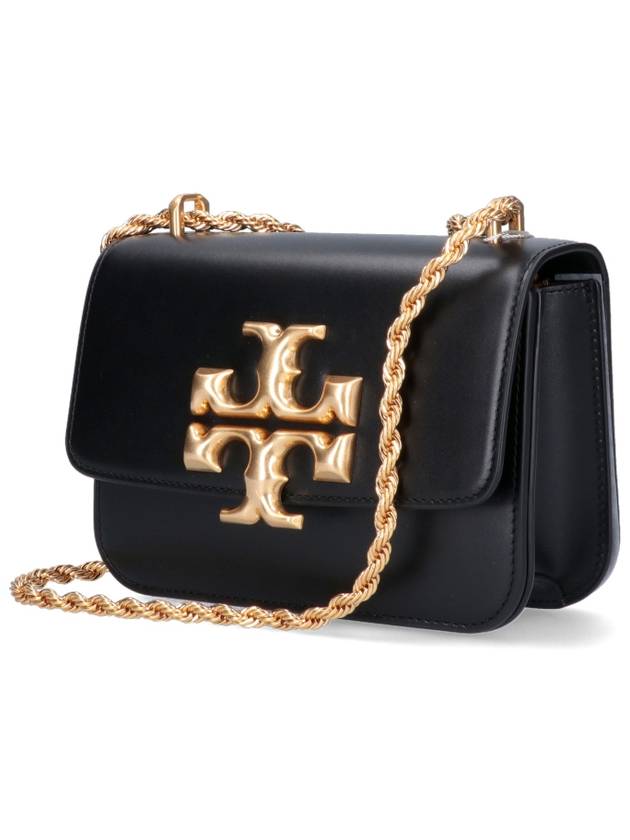 Eleanor Convertible Small Shoulder Bag Black - TORY BURCH - BALAAN 3