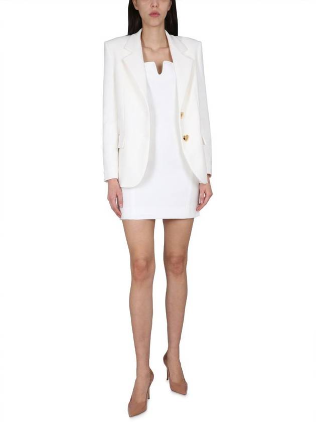 Outerwear 05320424 0001 WHITE - MOSCHINO - BALAAN 3