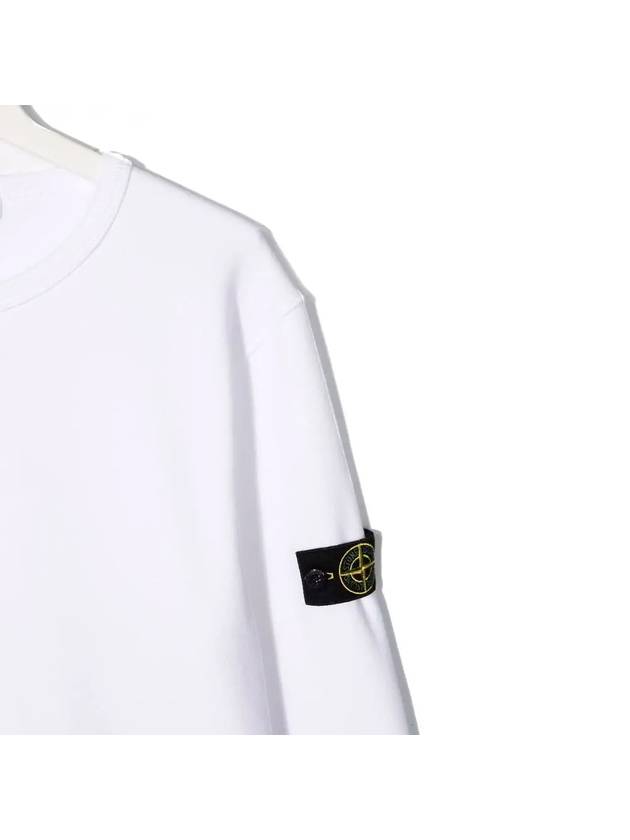 Kids Waffen Sweatshirt White 751661340 V0001 - STONE ISLAND - BALAAN 4