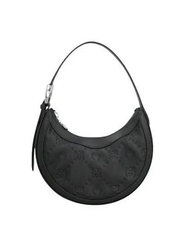 Marine Serre Women s Monogram Mini Shoulder Bag Black B035WLEALE011 - MARINE SERRE - BALAAN 1