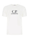 Men's Logo Print Short Sleeve T-Shirt White - CP COMPANY - BALAAN 3