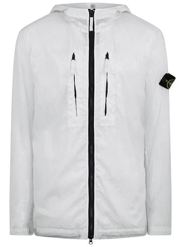 Men's Wappen Patch Lucido TC Windbreaker White - STONE ISLAND - BALAAN 3