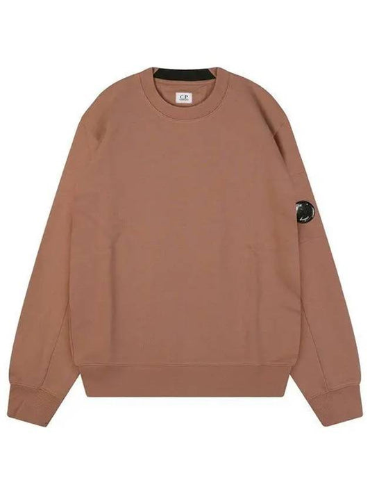 Diagonal Raised Fleece Sweatshirt Pink - CP COMPANY - BALAAN 2