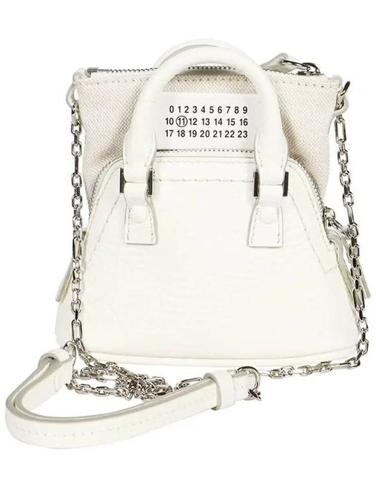 5AC Classic Baby Shoulder Bag Pale White - MAISON MARGIELA - BALAAN 2