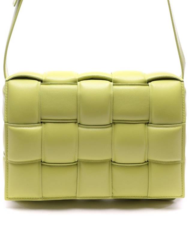 Silver Padded Cassette Cross Bag Yellow - BOTTEGA VENETA - BALAAN 2