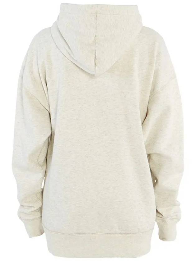 Logo Hoodie Ecru - ISABEL MARANT - BALAAN 4