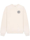 Hotel Embroidered Logo Cotton Long Sleeve T-Shirt Cream - SPORTY & RICH - BALAAN 1