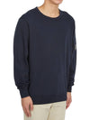 Light Fleece Sweatshirt Navy - CP COMPANY - BALAAN 4