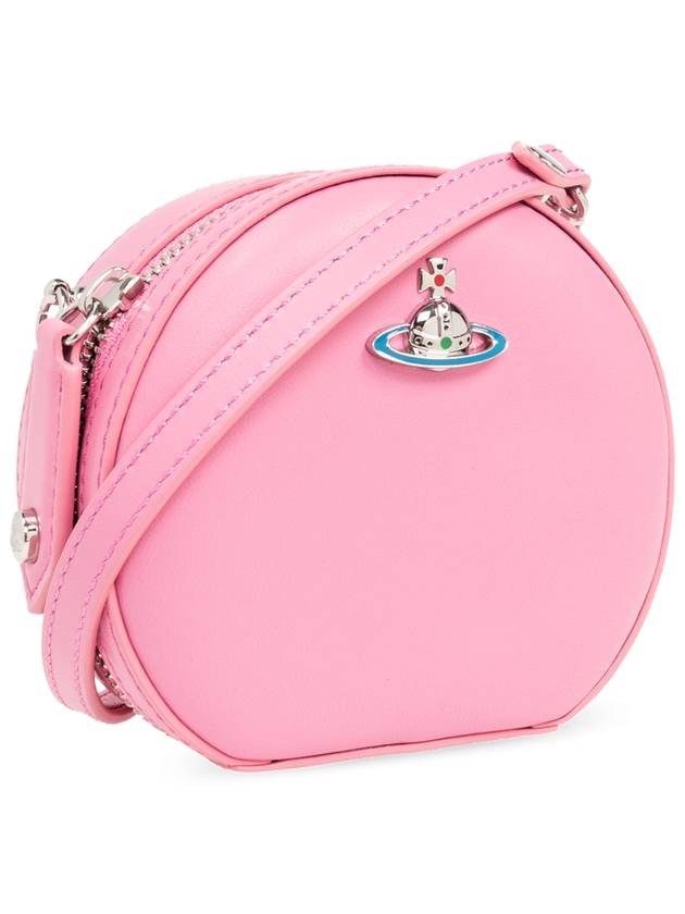 Small Leather Round Cross Bag Pink - VIVIENNE WESTWOOD - BALAAN 5