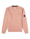 Diagonal Raised Fleece Sweatshirt Pink - CP COMPANY - BALAAN 1