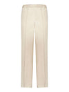 Men's Tailored Banding Straight Pants Beige - AMI - BALAAN 2