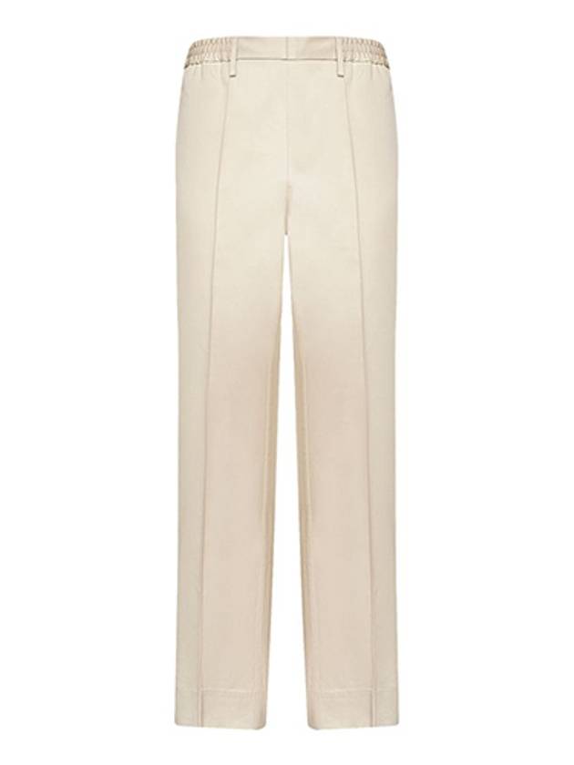 Men's Tailored Banding Straight Pants Beige - AMI - BALAAN 2