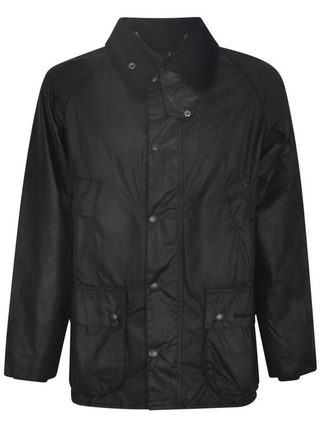 Bedale Wax Half Lined Jacket Black - BARBOUR - BALAAN 2