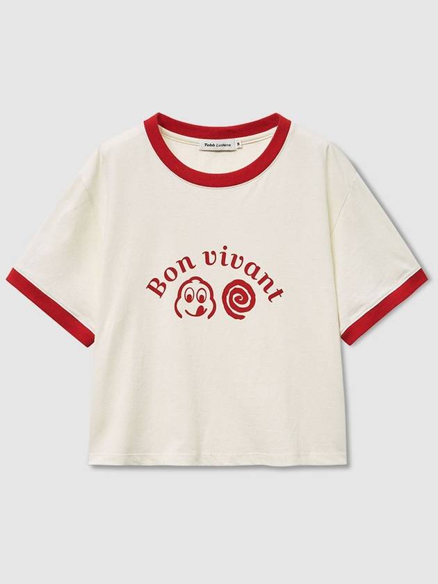 WM Bon Vivant Linger Tee Red - TABB LUDENS - BALAAN 1