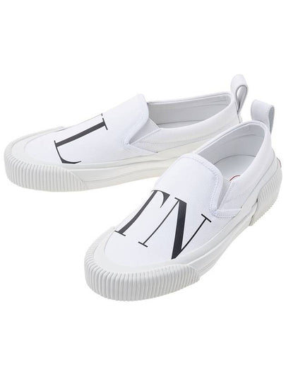 VLTN Canvas Slip-On White - VALENTINO - BALAAN 2