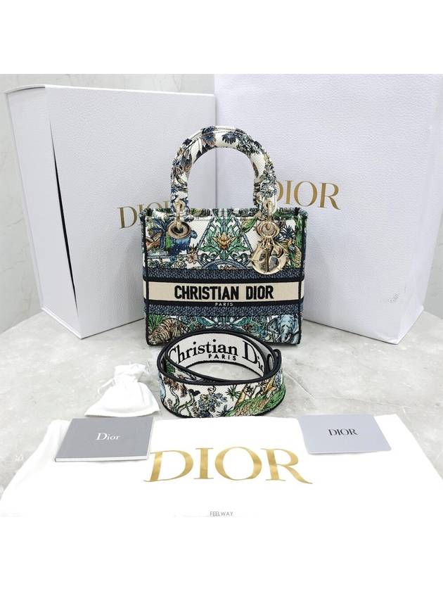 Lux You Embroidered Lady Delight Bag Medium - DIOR - BALAAN 9