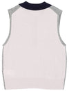 Polo Collar Vest Grey - GANNI - BALAAN 3