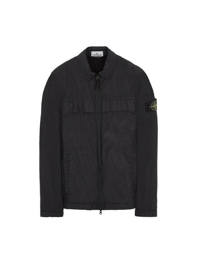 Garment Dyed Crinkle Reps R-NY Jacket Black - STONE ISLAND - BALAAN 2