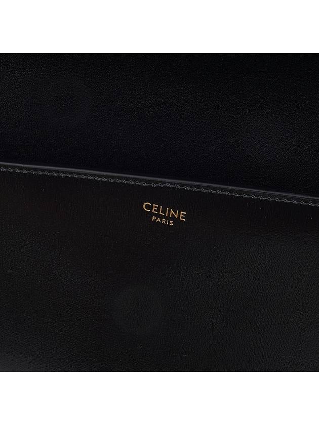 Calfskin Ashmetric Clutch Bag Black - CELINE - BALAAN 11