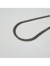 flat necklace silver - BASSCLEF - BALAAN 7