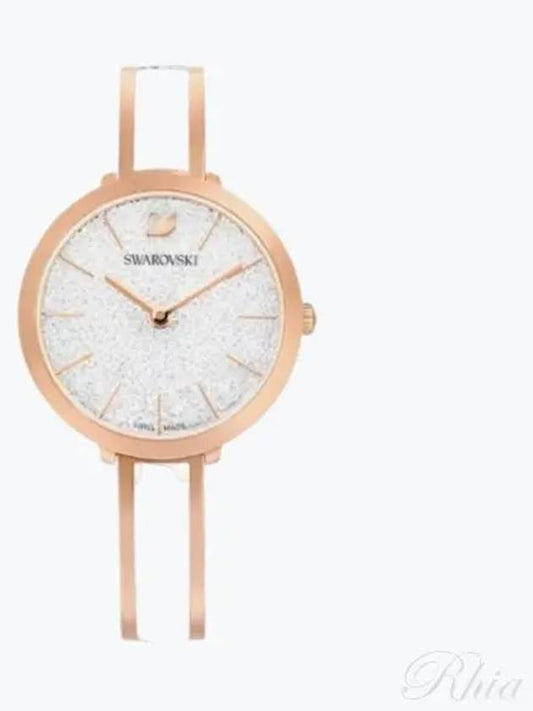 Crystalline Delight Metal Watch Rose Gold Whtie - SWAROVSKI - BALAAN 2